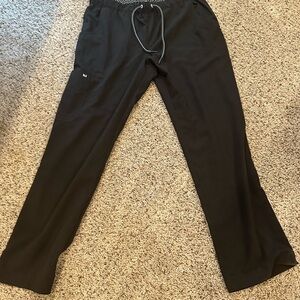 koi Black Joggers with Elastic Waistband and Relaxed Fit